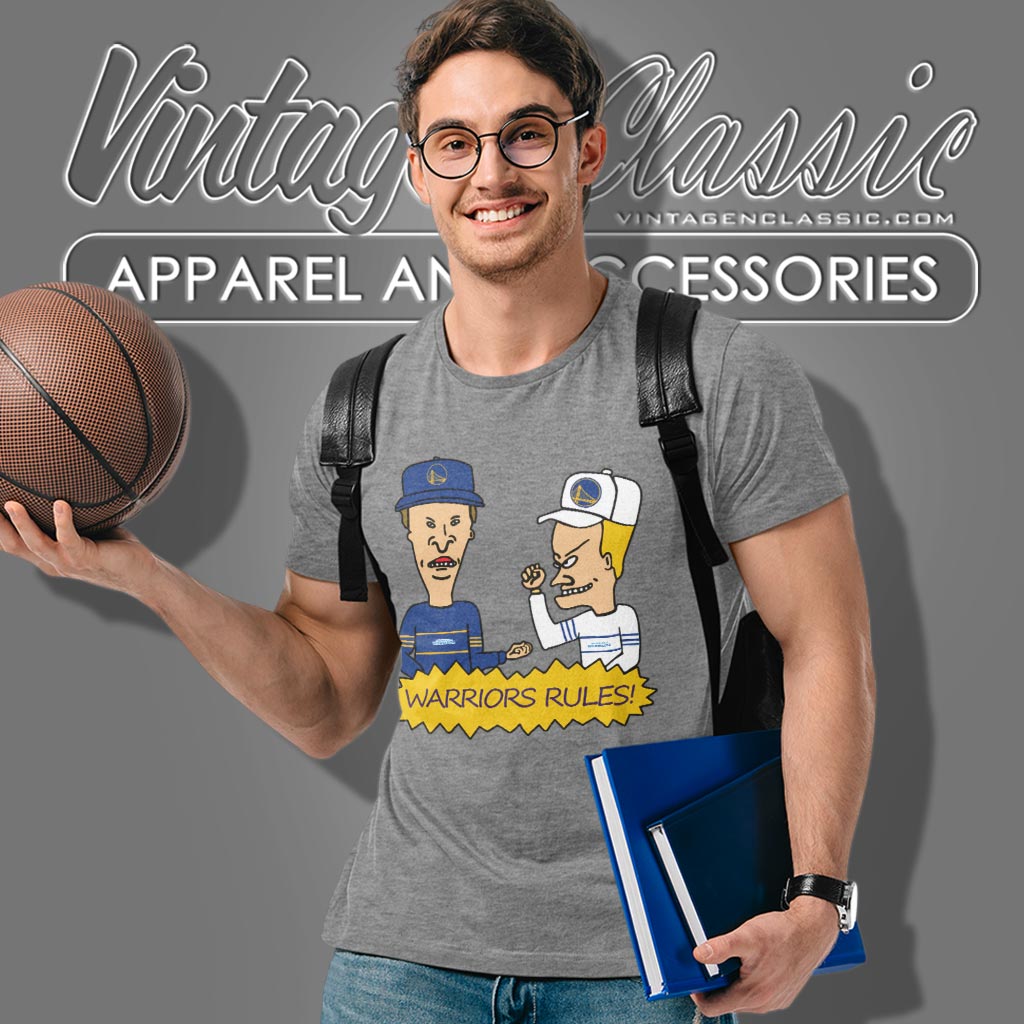 Beavis And Butt Head Golden State Warriors Rules Shirt Beavis And Butt Head Golden State Warriors Rules Shirt