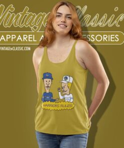 Beavis And Butt Head Golden State Warriors Rules Shirt 3 Beavis And Butt Head Golden State Warriors Rules Shirt Tank Top Racerback