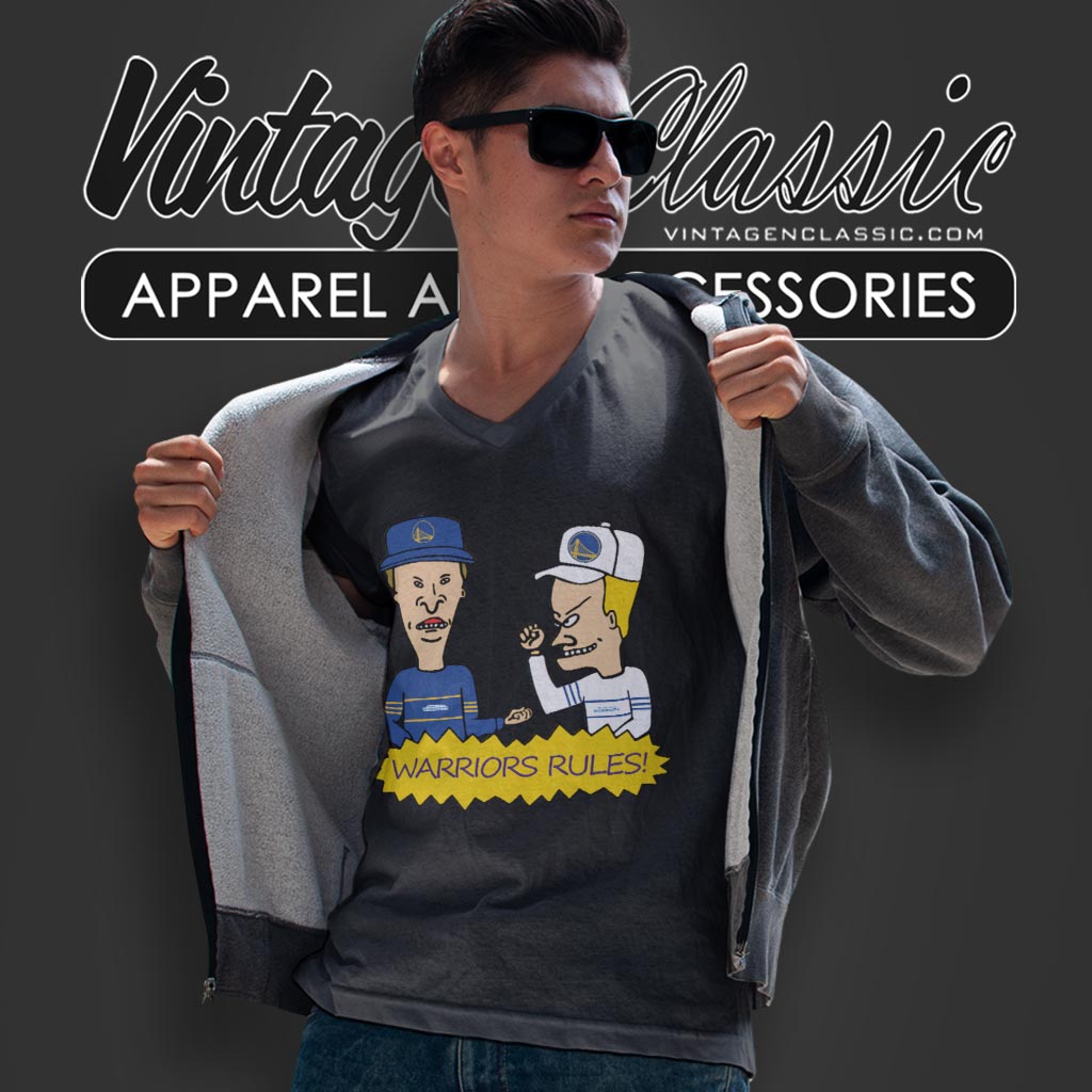 Beavis And Butt Head Golden State Warriors Rules Shirt Beavis And Butt Head Golden State Warriors Rules Shirt