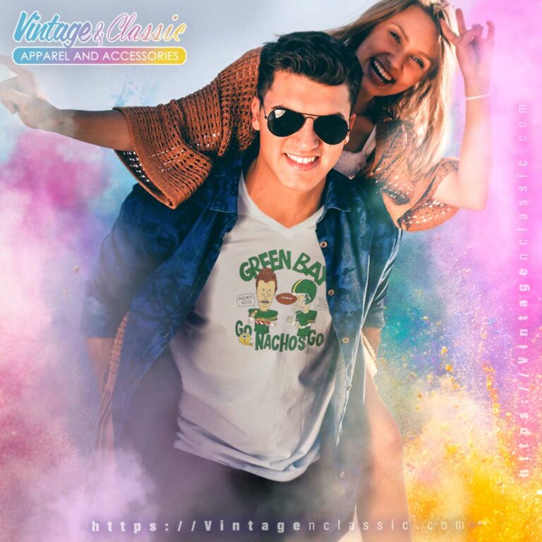 Beavis And Butt Head Green Bay Packers Go Nachos Go V Neck TShirt Beavis And Butt Head Green Bay Packers Go Nachos Go V Neck TShirt