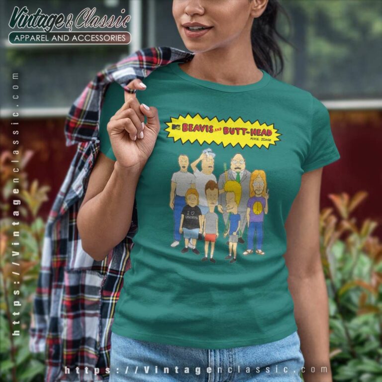 Beavis And Butt Head Group Shot Women TShirt Beavis And Butt Head Group Shot Women TShirt