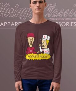 Beavis And Butt Head Houston Rockets Rules Shirt 2 Beavis And Butt Head Houston Rockets Rules Shirt Long Sleeve Tee