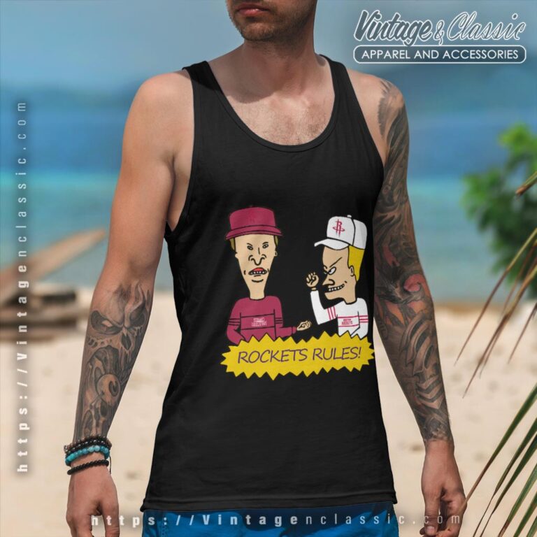 Beavis And Butt Head Houston Rockets Rules Shirt Tank Top Racerback Beavis And Butt Head Houston Rockets Rules Shirt Tank Top Racerback