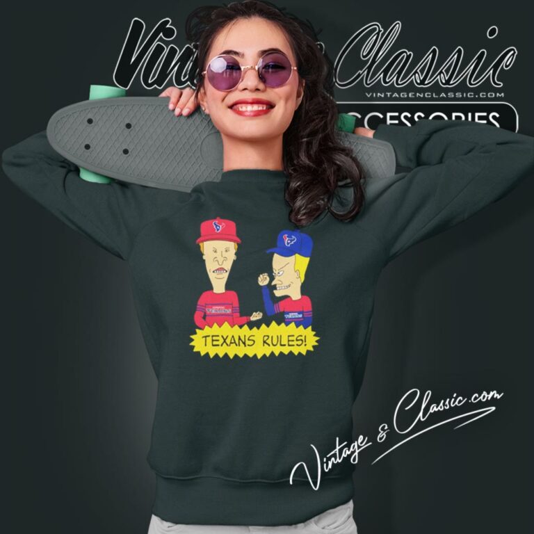 Beavis And Butt Head Houston Texans Rules Shirt Sweatshirt Beavis And Butt Head Houston Texans Rules Shirt Sweatshirt