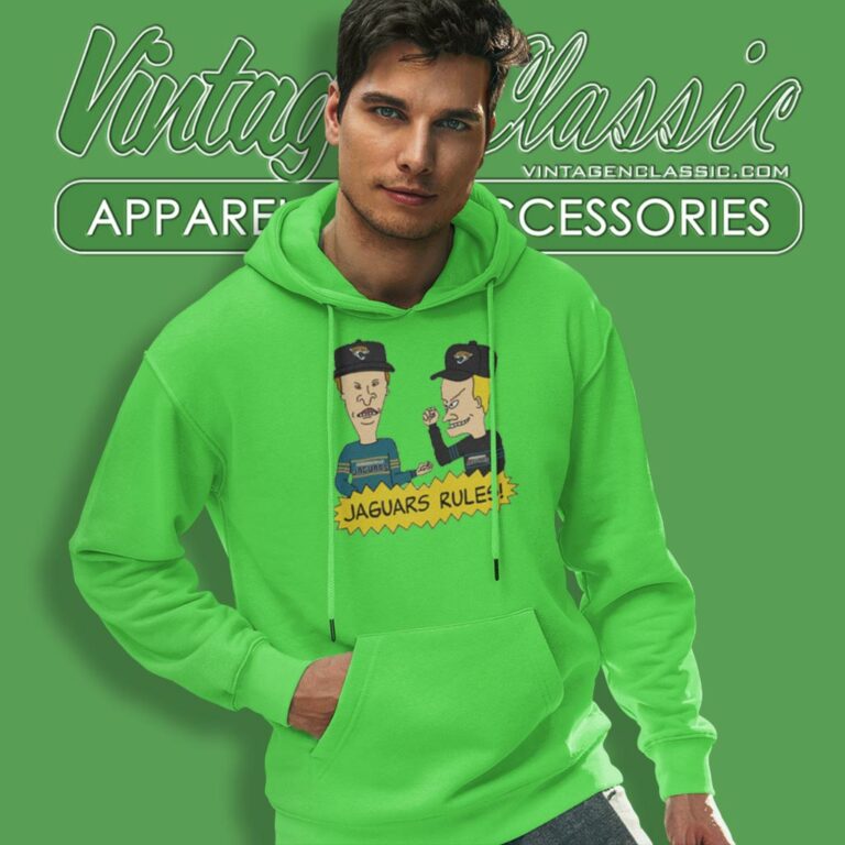 Beavis And Butt Head Jacksonville Jaguars Rules Hoodie Beavis And Butt Head Jacksonville Jaguars Rules Hoodie