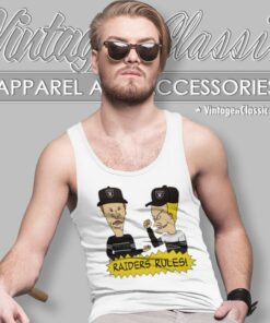 Beavis And Butt Head Las Vegas Raiders Rules Tank Top Racerback