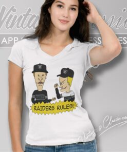 Beavis And Butt Head Las Vegas Raiders Rules V Neck TShirt