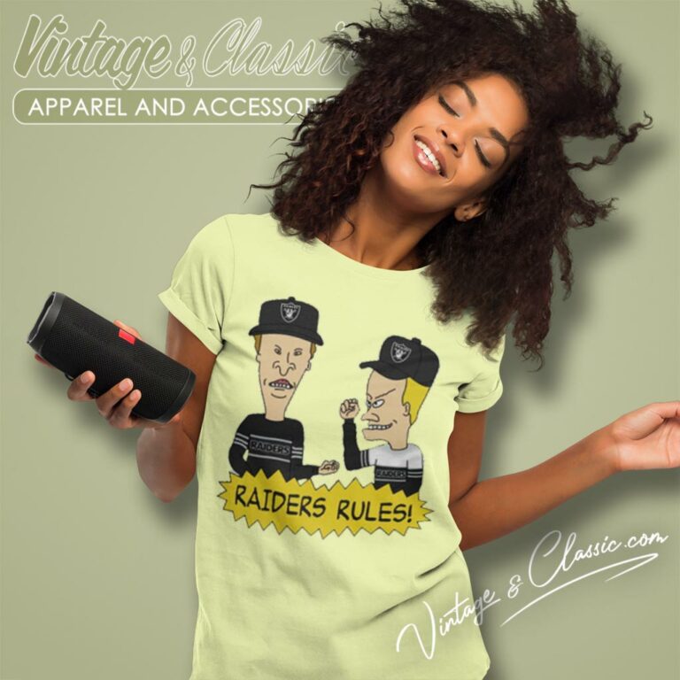 Beavis And Butt Head Las Vegas Raiders Rules Women T Shirt Beavis And Butt Head Las Vegas Raiders Rules Women T Shirt