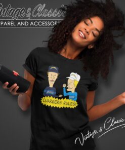 Beavis And Butt Head Los Angeles Chargers Rules Women T Shirt