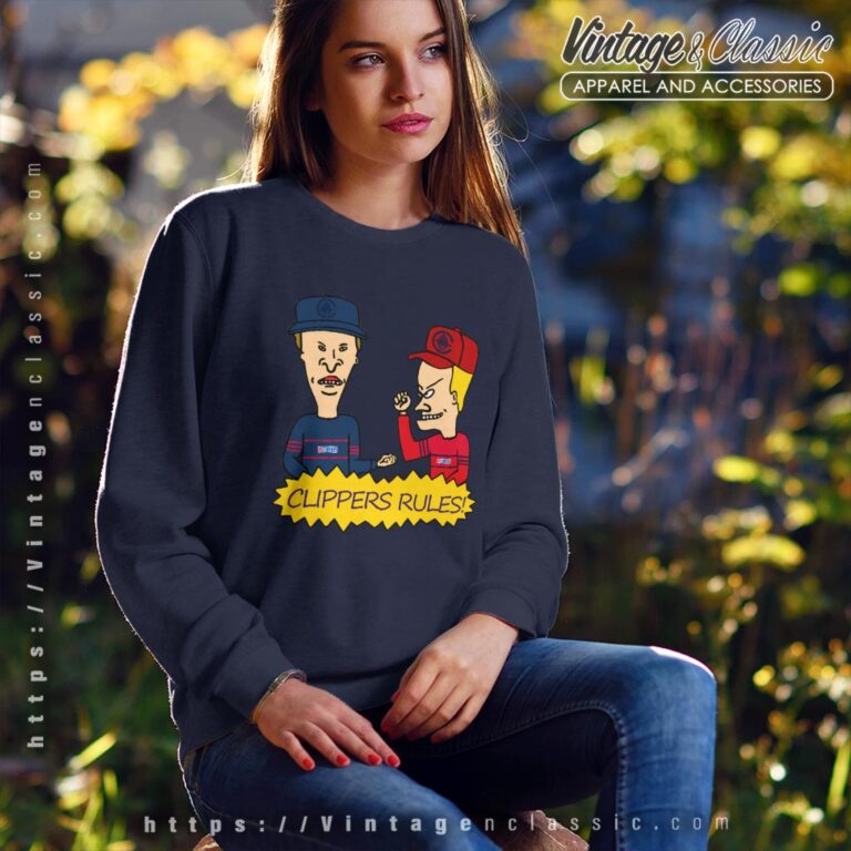 Beavis And Butt Head Los Angeles Clippers Rules Shirt Sweatshirt Beavis And Butt Head Los Angeles Clippers Rules Shirt Sweatshirt