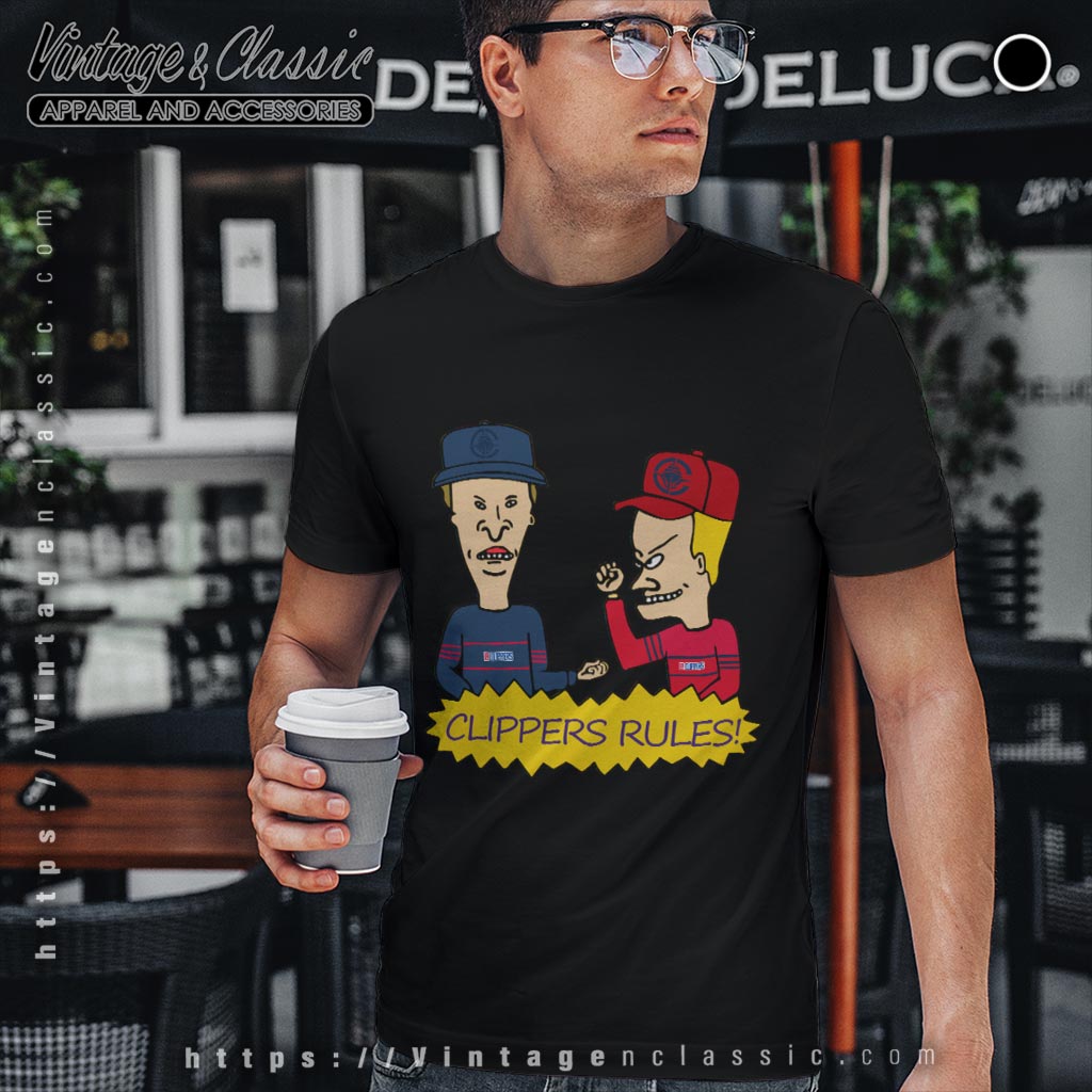 Beavis And Butt Head Los Angeles Clippers Rules Shirt Beavis And Butt Head Los Angeles Clippers Rules Shirt