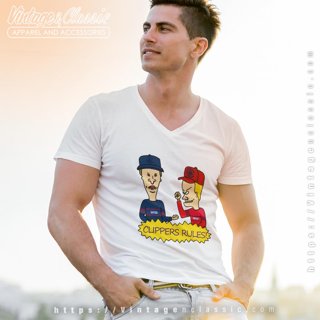 Beavis And Butt Head Los Angeles Clippers Rules Shirt Beavis And Butt Head Los Angeles Clippers Rules Shirt