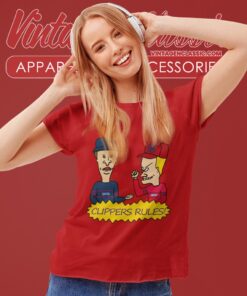 Beavis And Butt Head Los Angeles Clippers Rules Shirt 6 Beavis And Butt Head Los Angeles Clippers Rules Shirt Women T shirt