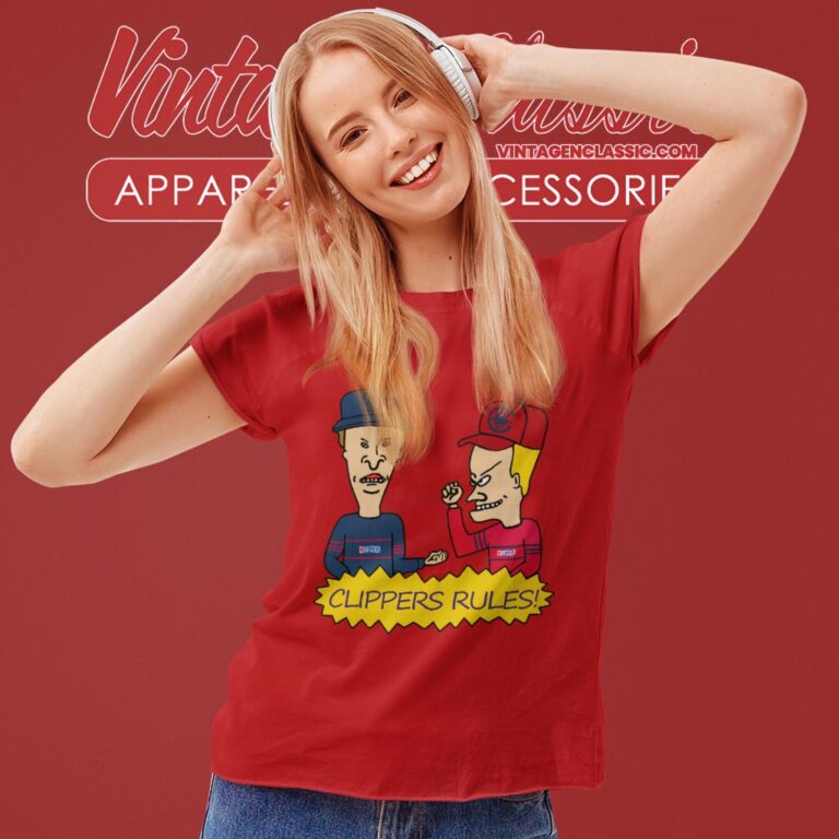 Beavis And Butt Head Los Angeles Clippers Rules Shirt Women T shirt Beavis And Butt Head Los Angeles Clippers Rules Shirt Women T shirt