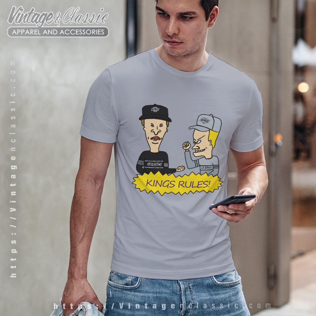 Beavis And Butt Head Los Angeles Kings Rules Shirt Beavis And Butt Head Los Angeles Kings Rules Shirt