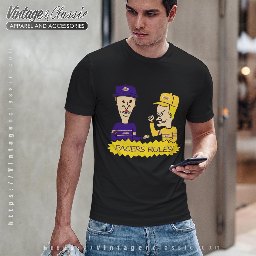 Beavis And Butt Head Los Angeles Lakers Rules Shirt Beavis And Butt Head Los Angeles Lakers Rules Shirt