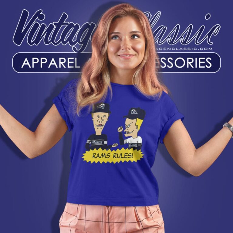 Beavis And Butt Head Los Angeles Rams Rules Women T Shirt Beavis And Butt Head Los Angeles Rams Rules Women T Shirt