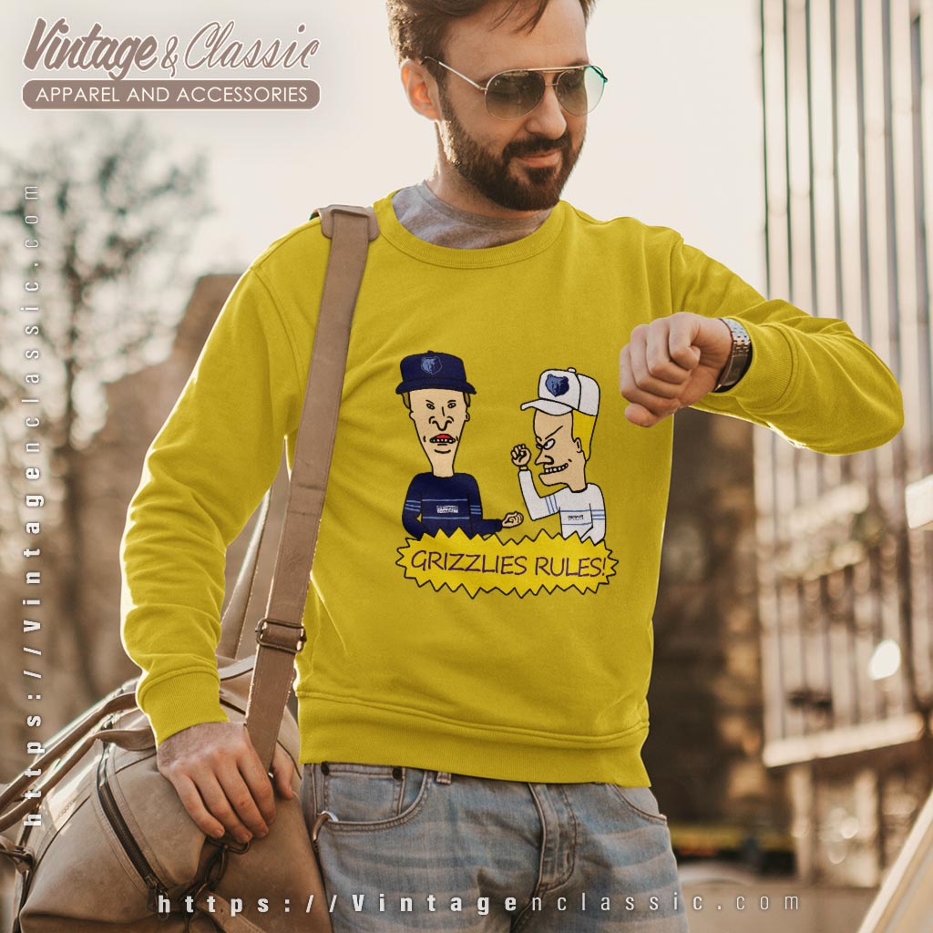 Beavis And Butt Head Memphis Grizzlies Rules Shirt Beavis And Butt Head Memphis Grizzlies Rules Shirt