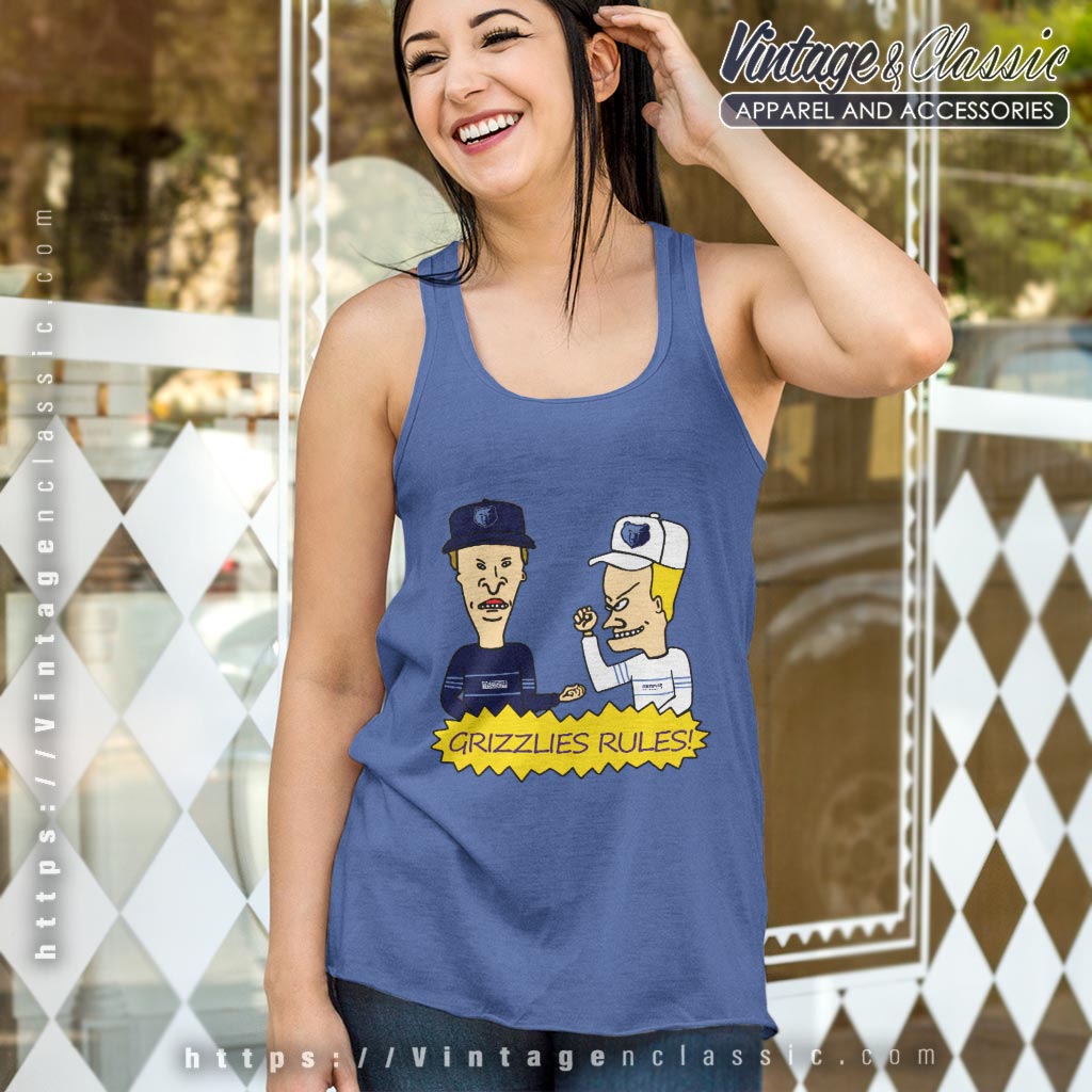 Beavis And Butt Head Memphis Grizzlies Rules Shirt Beavis And Butt Head Memphis Grizzlies Rules Shirt