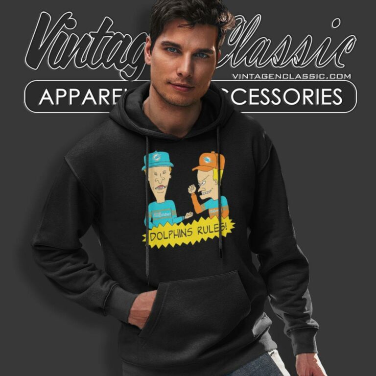 Beavis And Butt Head Miami Dolphins Rules Hoodie Beavis And Butt Head Miami Dolphins Rules Hoodie