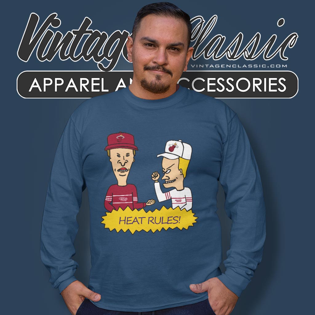 Beavis And Butt Head Miami Heat Rules Shirt Beavis And Butt Head Miami Heat Rules Shirt