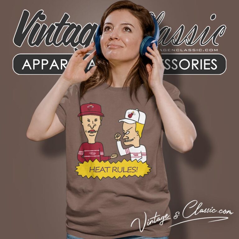 Beavis And Butt Head Miami Heat Rules Shirt Women T shirt Beavis And Butt Head Miami Heat Rules Shirt Women T shirt