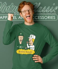 Beavis And Butt Head Milwaukee Bucks Rules Shirt 1 Beavis And Butt Head Milwaukee Bucks Rules Shirt Long Sleeve Tee