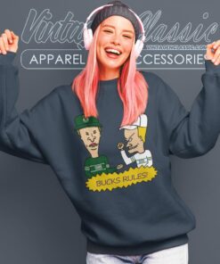 Beavis And Butt Head Milwaukee Bucks Rules Shirt 2 Beavis And Butt Head Milwaukee Bucks Rules Shirt Sweatshirt