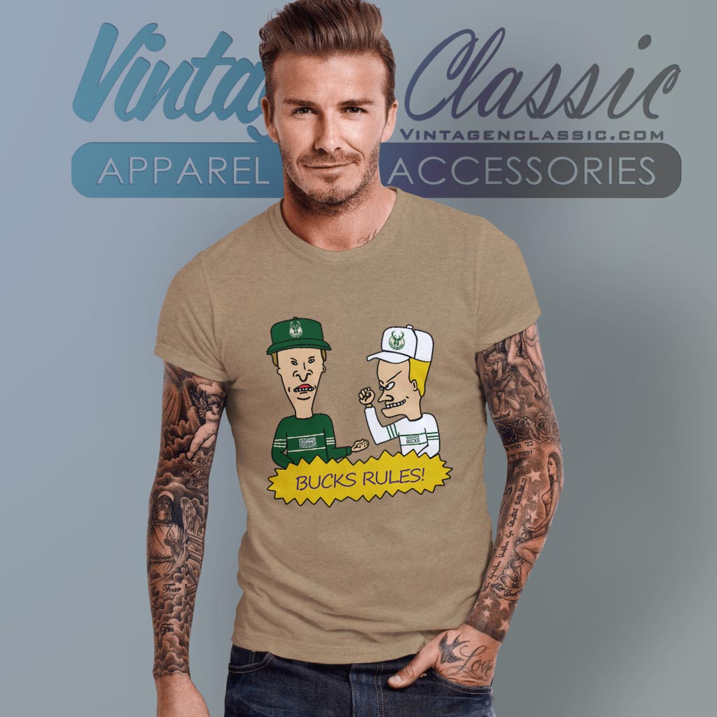 Beavis And Butt Head Milwaukee Bucks Rules Shirt Beavis And Butt Head Milwaukee Bucks Rules Shirt