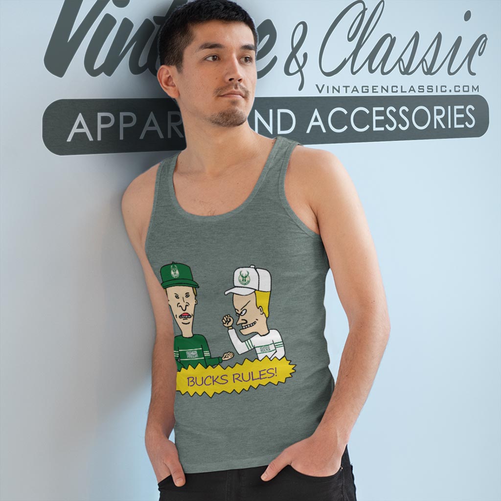 Beavis And Butt Head Milwaukee Bucks Rules Shirt Beavis And Butt Head Milwaukee Bucks Rules Shirt
