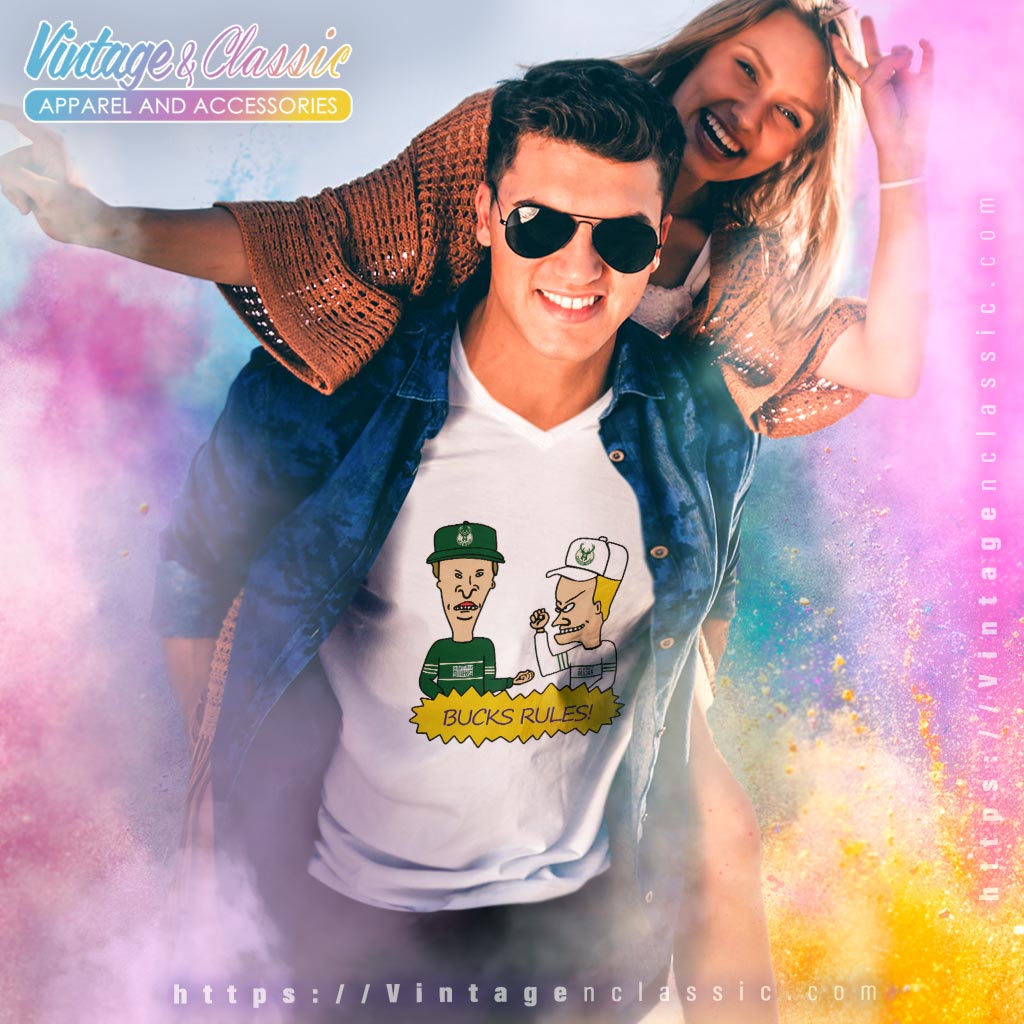 Beavis And Butt Head Milwaukee Bucks Rules Shirt Beavis And Butt Head Milwaukee Bucks Rules Shirt