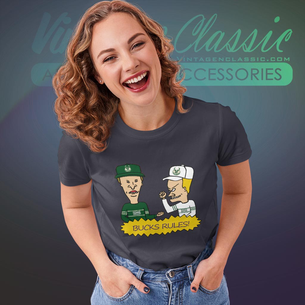 Beavis And Butt Head Milwaukee Bucks Rules Shirt Beavis And Butt Head Milwaukee Bucks Rules Shirt