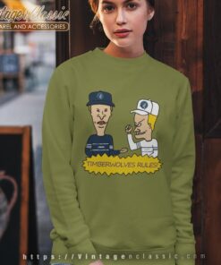 Beavis And Butt Head Minnesota Timberwolves Rules Shirt 3 Beavis And Butt Head Minnesota Timberwolves Rules Shirt Sweatshirt