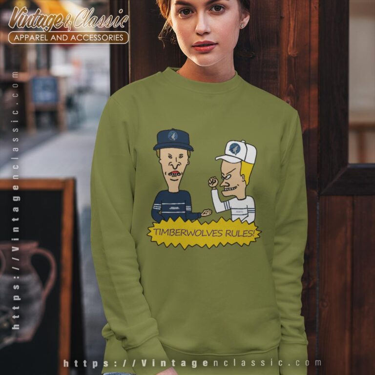 Beavis And Butt Head Minnesota Timberwolves Rules Shirt Sweatshirt Beavis And Butt Head Minnesota Timberwolves Rules Shirt Sweatshirt