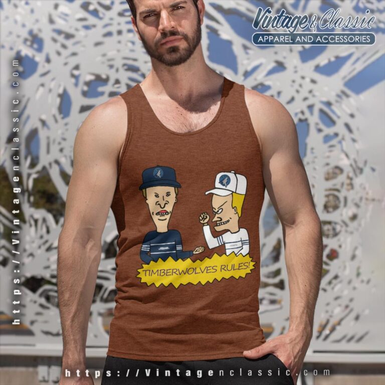Beavis And Butt Head Minnesota Timberwolves Rules Shirt Tank Top Racerback Beavis And Butt Head Minnesota Timberwolves Rules Shirt Tank Top Racerback