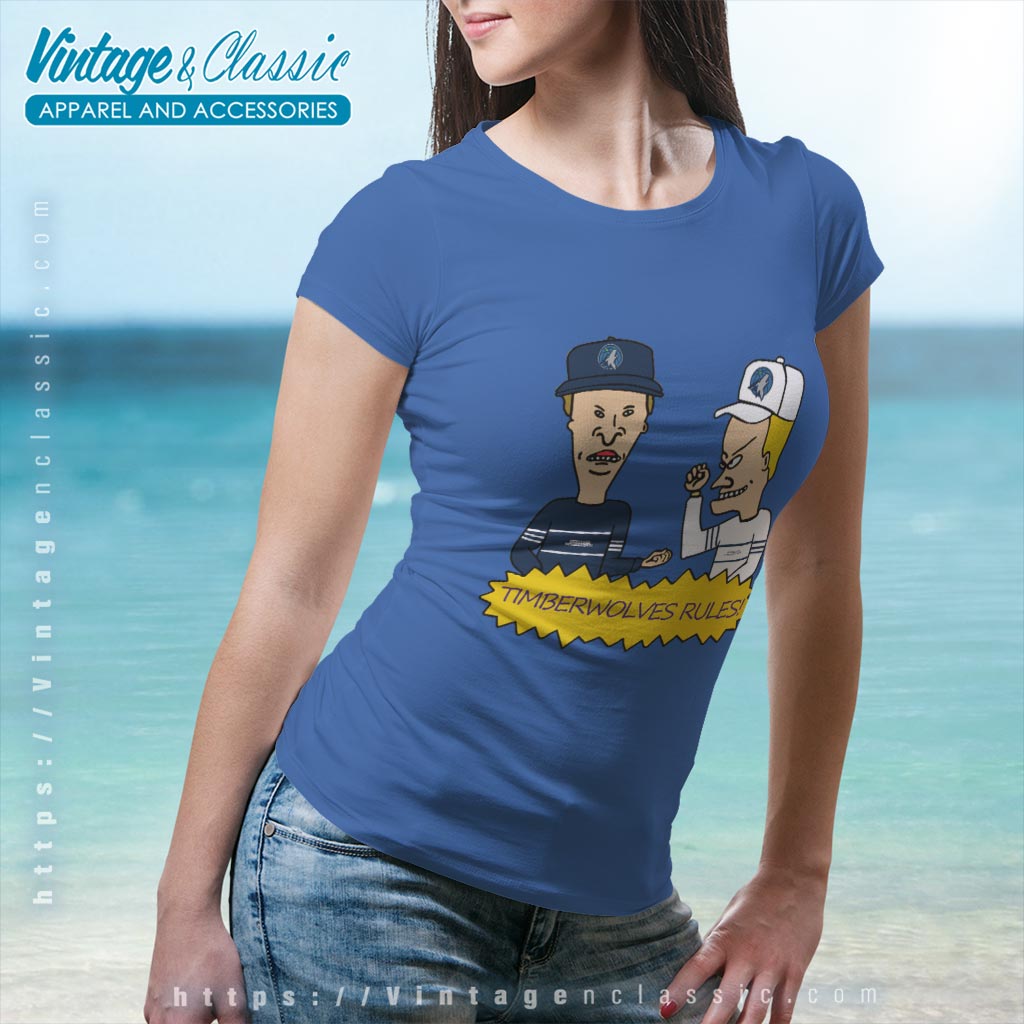 Beavis And Butt Head Minnesota Timberwolves Rules Shirt Beavis And Butt Head Minnesota Timberwolves Rules Shirt