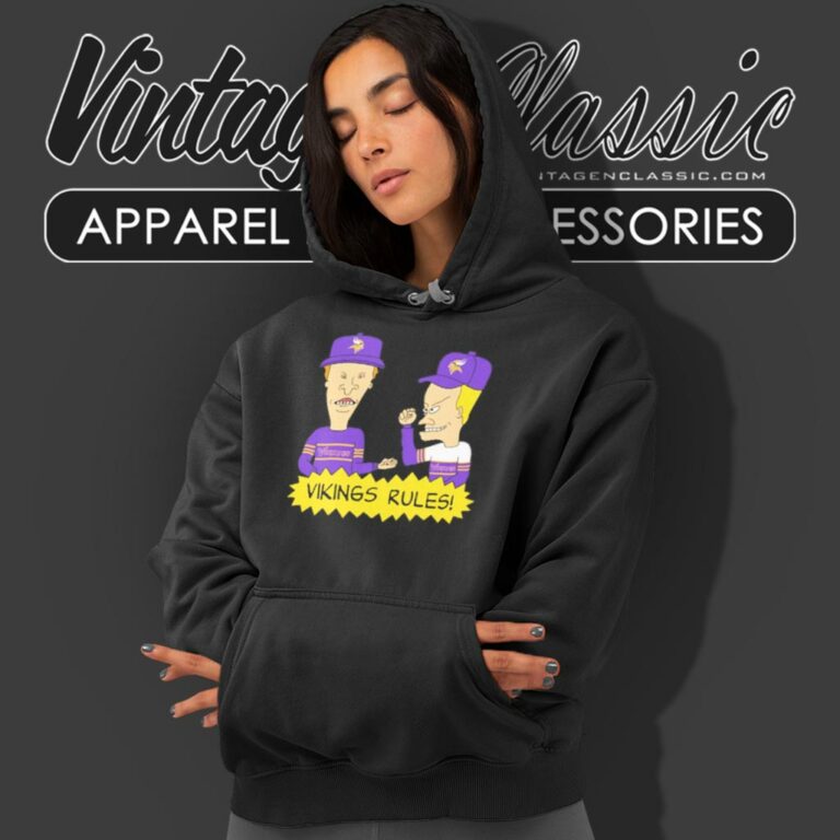 Beavis And Butt Head Minnesota Vikings Rules Hoodie Beavis And Butt Head Minnesota Vikings Rules Hoodie