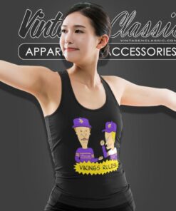 Beavis And Butt Head Minnesota Vikings Rules Tank Top Racerback