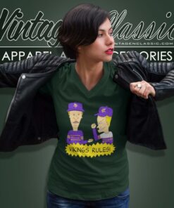 Beavis And Butt Head Minnesota Vikings Rules V Neck TShirt