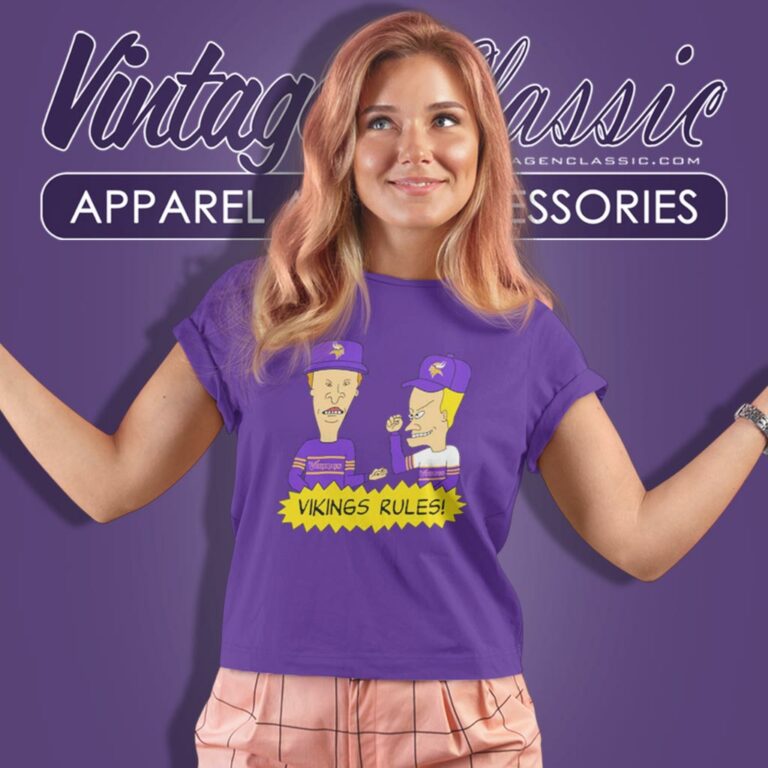 Beavis And Butt Head Minnesota Vikings Rules Women T Shirt Beavis And Butt Head Minnesota Vikings Rules Women T Shirt
