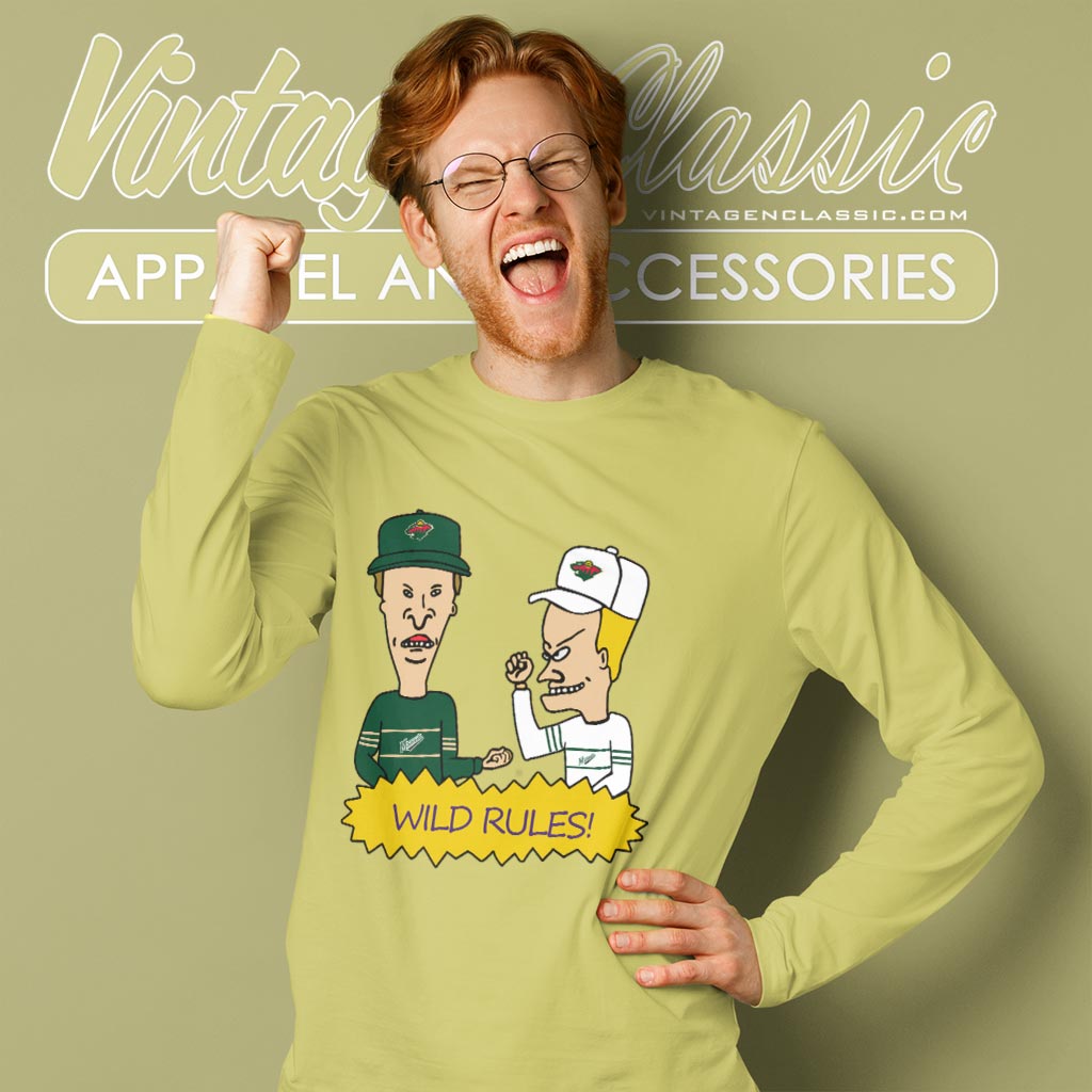 Beavis And Butt Head Minnesota Wild Rules Shirt Beavis And Butt Head Minnesota Wild Rules Shirt