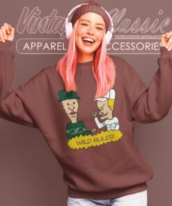 Beavis And Butt Head Minnesota Wild Rules Shirt 3 Beavis And Butt Head Minnesota Wild Rules Shirt Sweatshirt