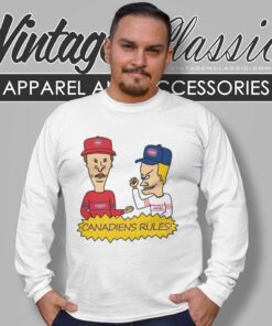 Beavis And Butt Head Montreal Canadiens Rules Shirt 2 Beavis And Butt Head Montreal Canadiens Rules Shirt Long Sleeve Tee