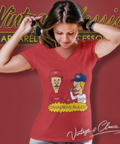 Beavis And Butt Head Montreal Canadiens Rules Shirt 5 Beavis And Butt Head Montreal Canadiens Rules Shirt V Neck TShirt