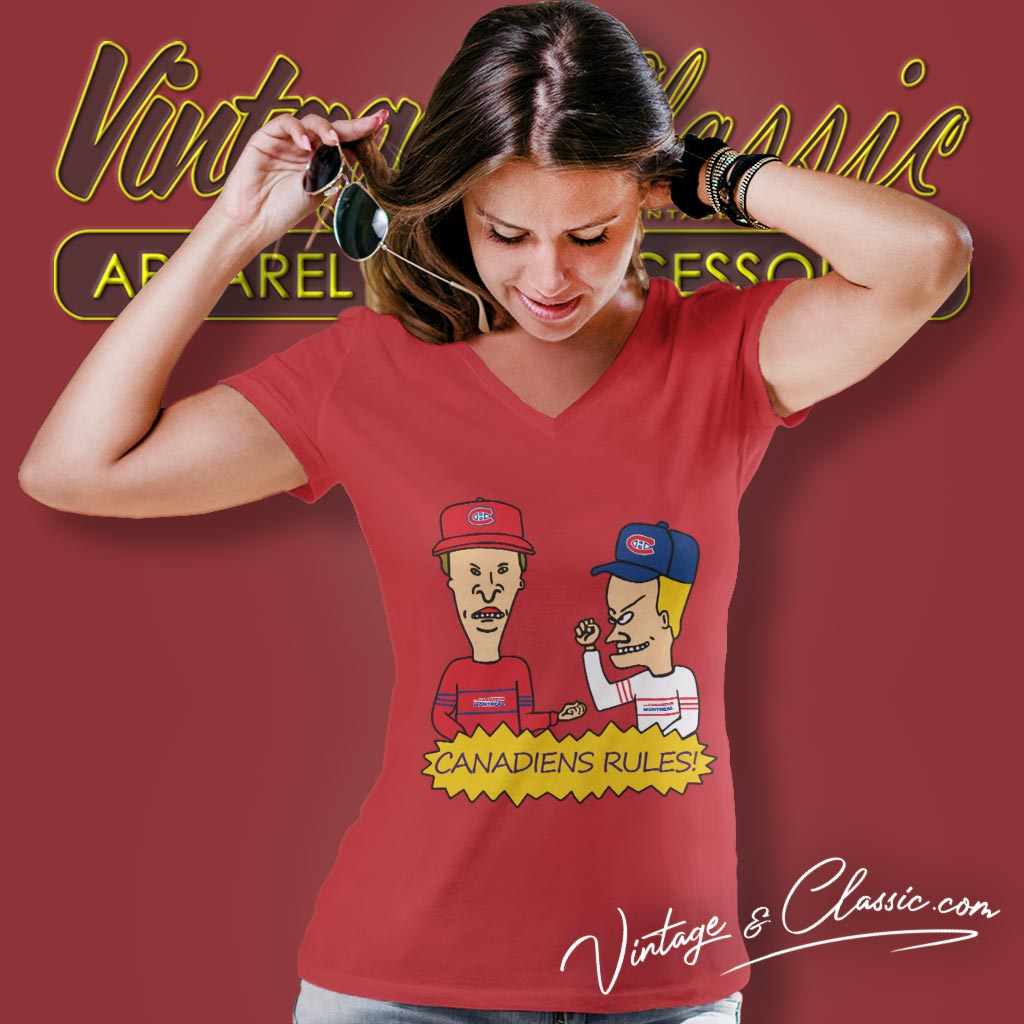 Beavis And Butt Head Montreal Canadiens Rules Shirt Beavis And Butt Head Montreal Canadiens Rules Shirt