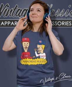 Beavis And Butt Head Montreal Canadiens Rules Shirt 6 Beavis And Butt Head Montreal Canadiens Rules Shirt Women T shirt