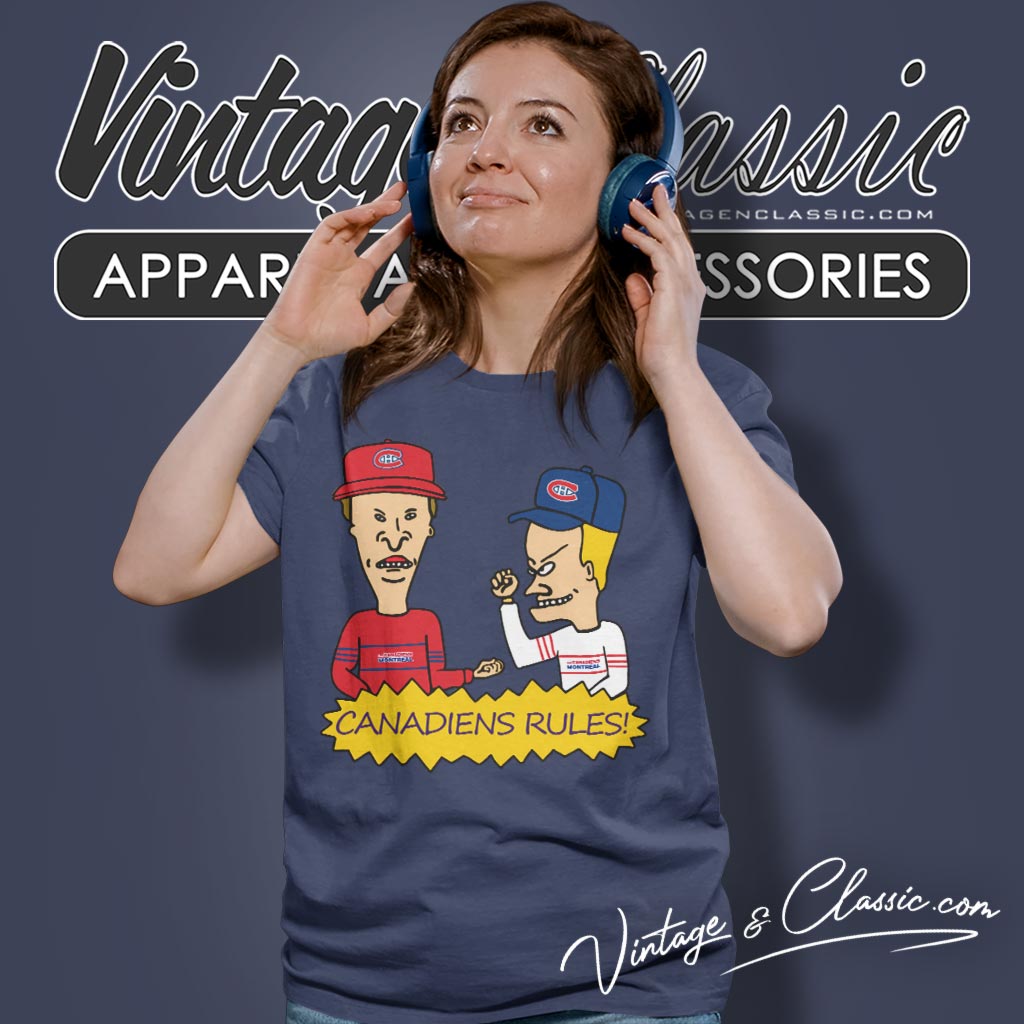 Beavis And Butt Head Montreal Canadiens Rules Shirt Beavis And Butt Head Montreal Canadiens Rules Shirt