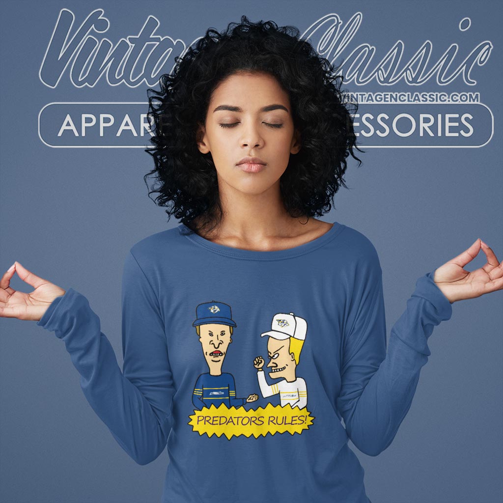 Beavis And Butt Head Nashville Predators Rules Shirt Beavis And Butt Head Nashville Predators Rules Shirt