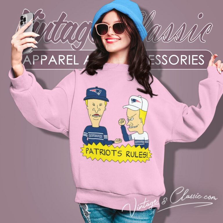 Beavis And Butt Head New England Patriots Rules Sweatshirt Beavis And Butt Head New England Patriots Rules Sweatshirt