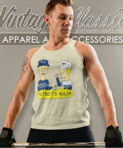 Beavis And Butt Head New England Patriots Rules Tank Top Racerback